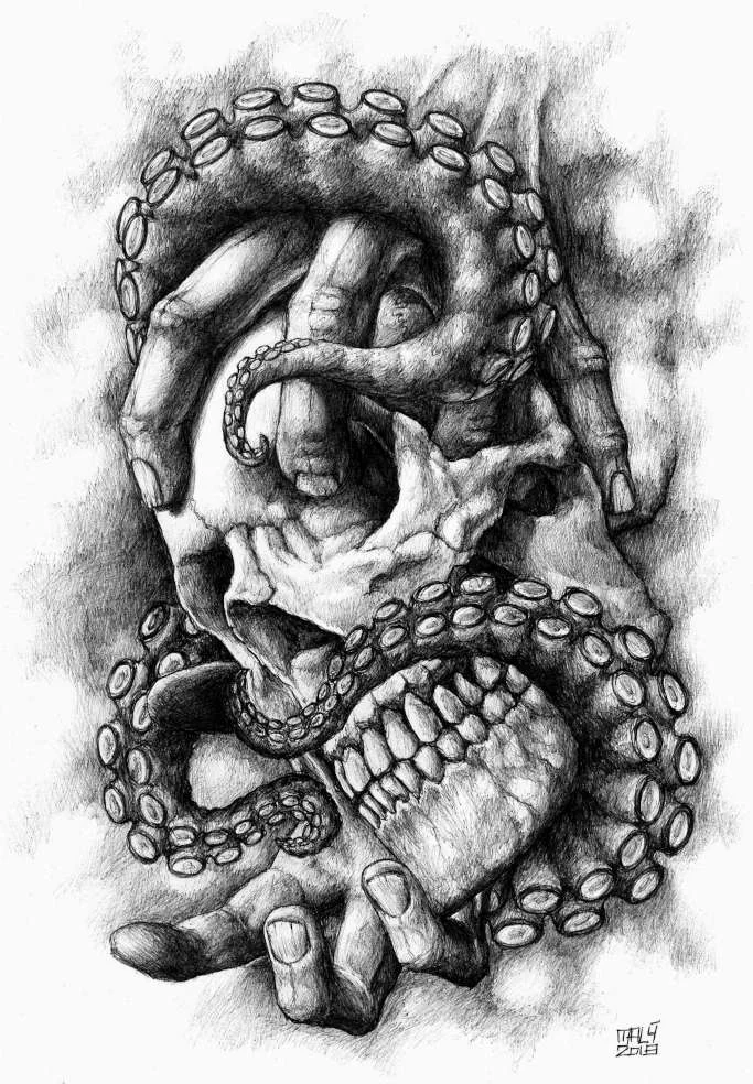 Threshold forms, 2018, pen drawing on paper, 2018