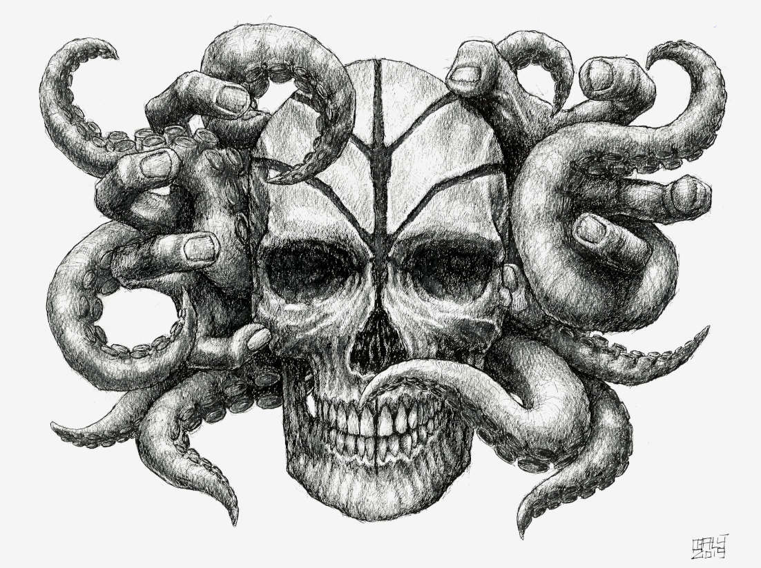 Road to hell is paved already, 2019, pen & pencil on paper, size A3