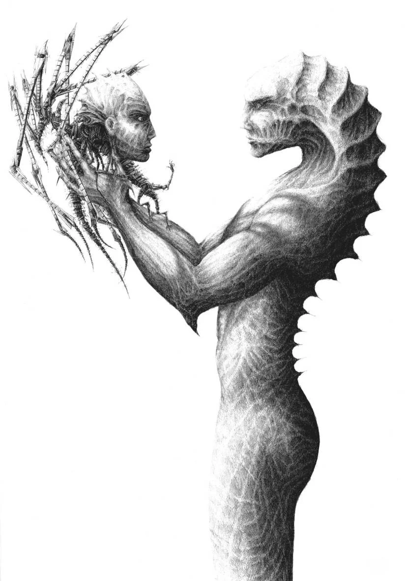 “The bond” 2008, pen on paper, size A2