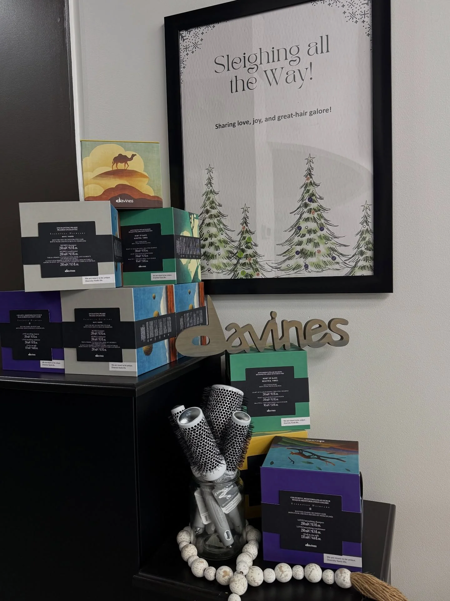 ✨ Holiday gift sets are here! ✨

Wrap up great hair this season with our limited-edition Davines bundles &mdash; the perfect present for someone you love (or a little self-care treat for yourself). Beautifully curated, salon-approved, and ready to sl