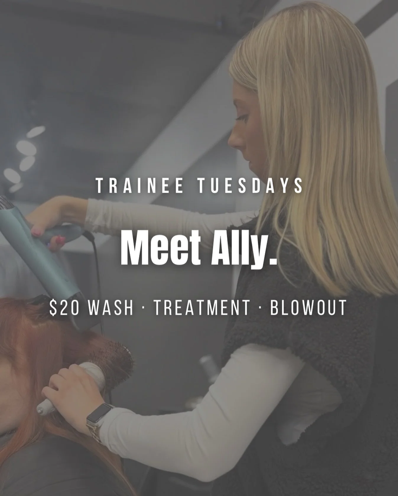 Meet Ally!

She&rsquo;s licensed, she&rsquo;s talented, and she&rsquo;s working her way through our Master&rsquo;s Program. To celebrate her progress, we&rsquo;re offering an exclusive Tuesday package. 

Book online under &ldquo;Promotions&rdquo; or 