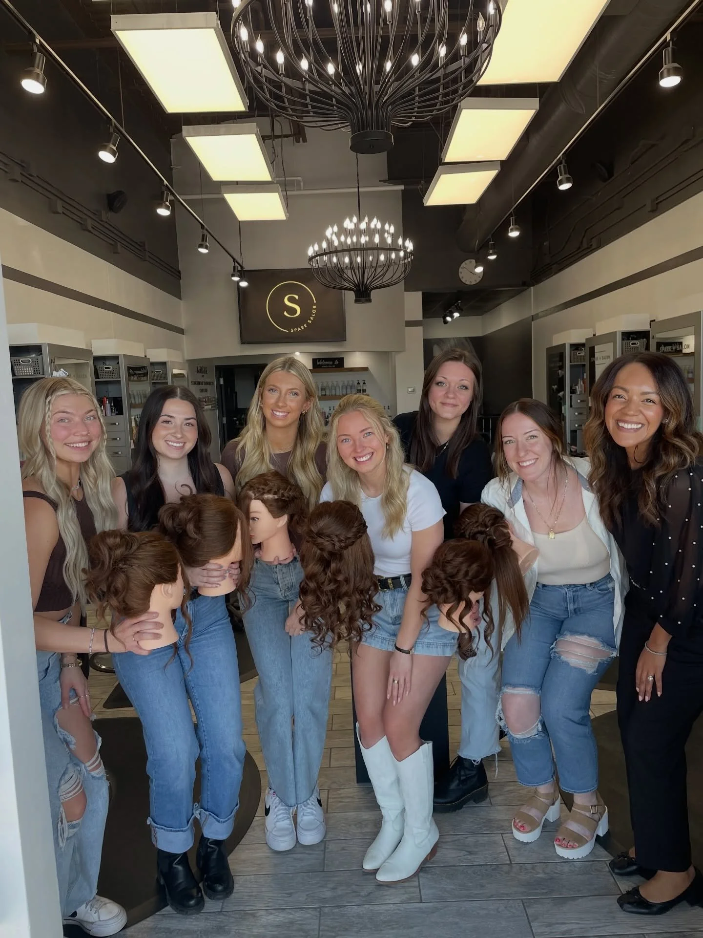 Event season is here and we are READY!!

Our event team spent the day training with @ashleysmithbeauty mastering modern event styling looks&mdash;from soft glam to full updos.

Book your special occasion hair now!