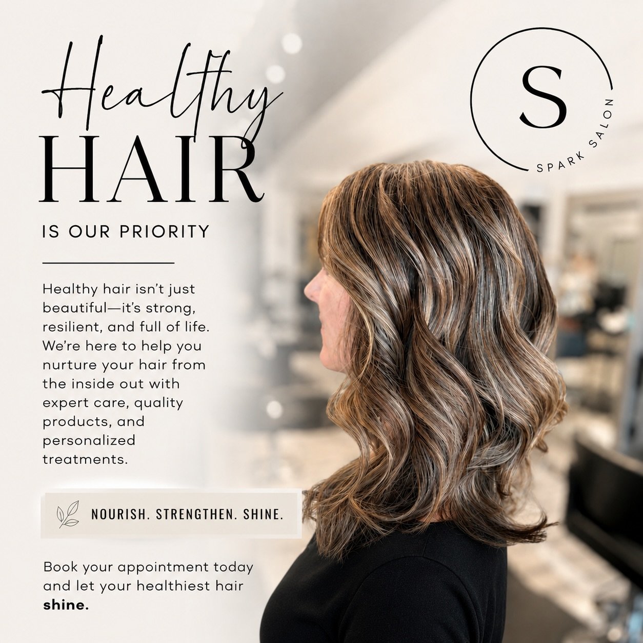 Healthy hair is always the goal 

From customized color to extension care and professional products, we&rsquo;re focused on keeping your hair looking and feeling its best every step of the way. 

Your healthy hair journey starts at Spark Salon

#mapl