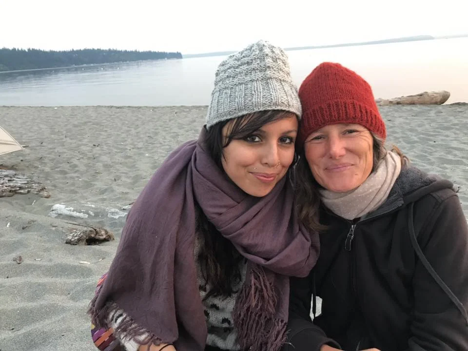 Happiness by the beach with Jeevan, a visiting student-friend