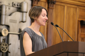 XXX at the Poets With New Books reading at the Massachusetts Poetry Festival 2014