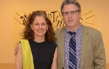 Jennifer Gross and deCordova Board President Gerry Frank