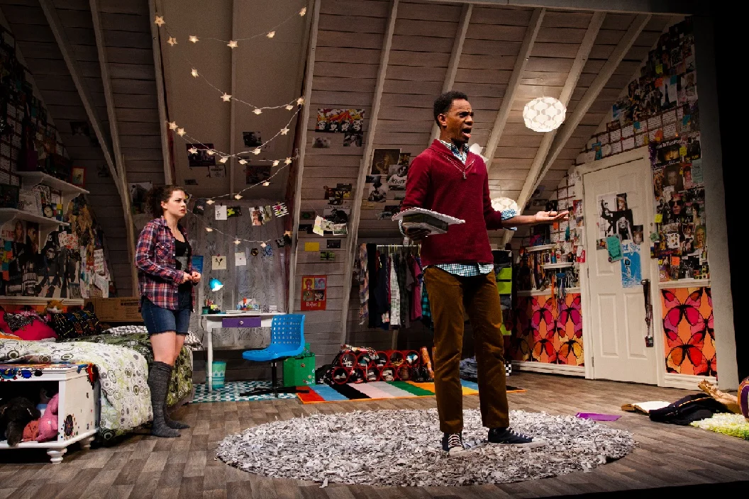 Actors Kayla Ferguson and Reggie D. White. Photo by Meghan Moore.