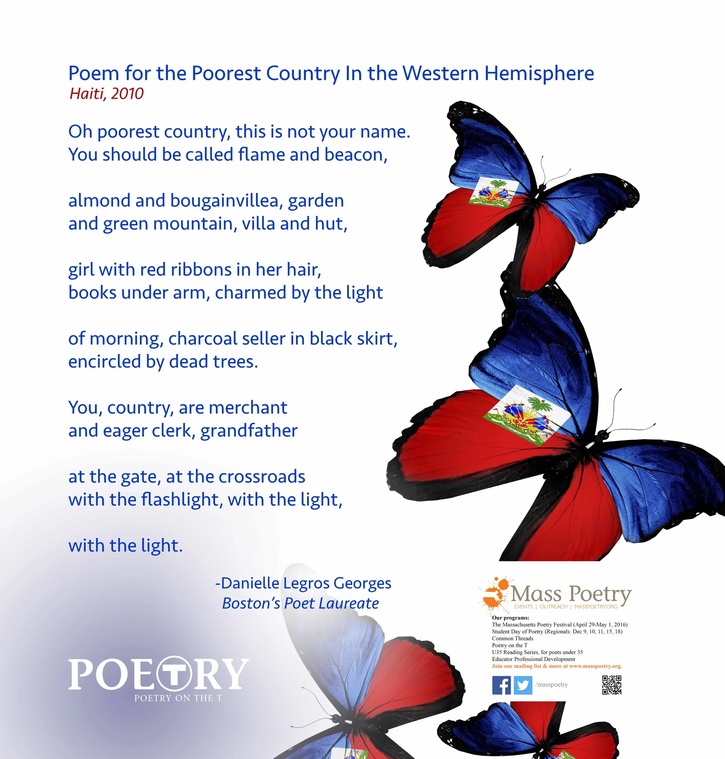 Danielle Legros Georges, "Poem for the Poorest Country in the Western Hemisphere"