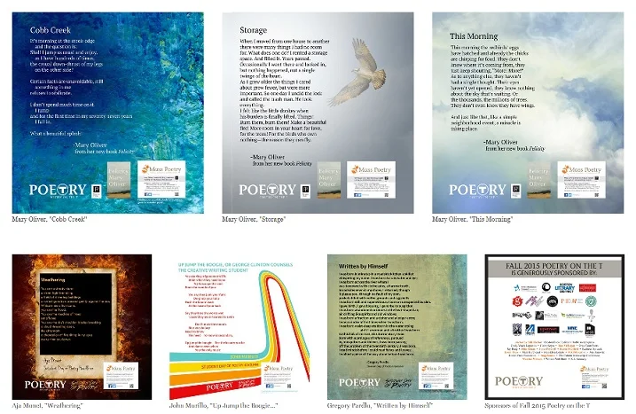 Poetry Across Boston – on the T