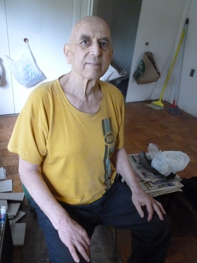 Malcolm Miller in 2013 in his Salem apartment