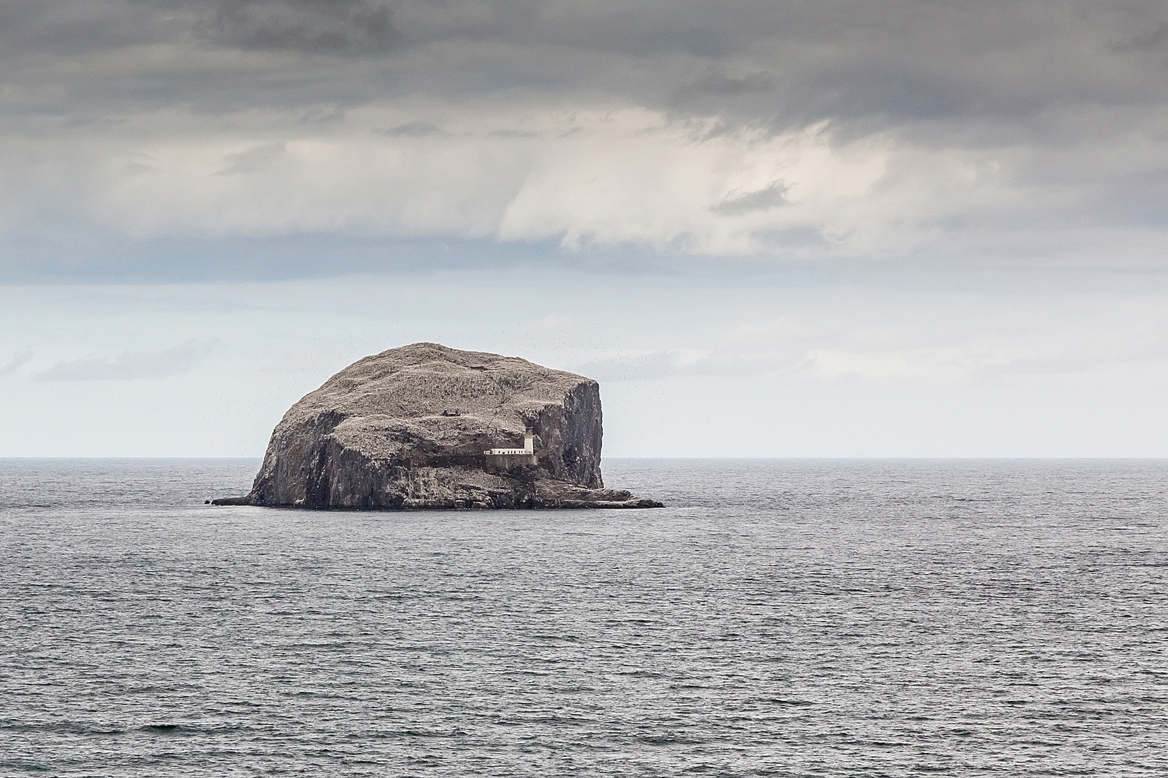 The Bass Rock from near Tantallon Castle.