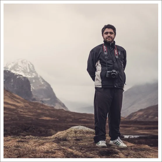 Me standing in the way of a beautiful image of Glencoe.