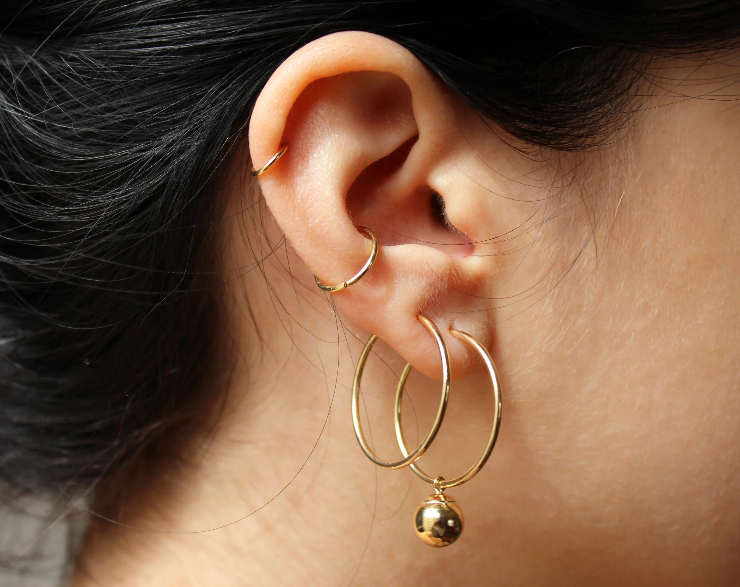 gold filled earrings for sensitive ears