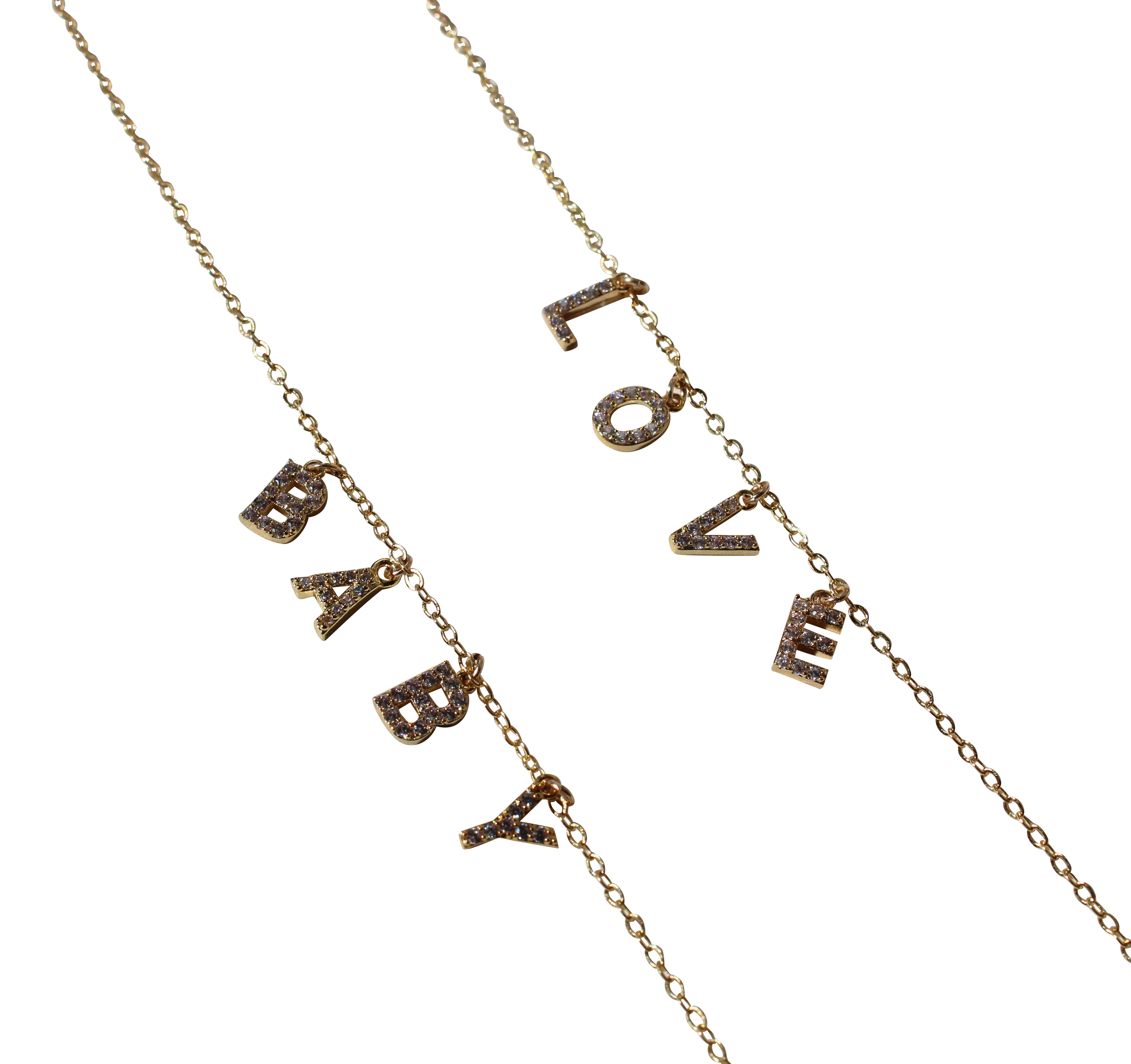 CUSTOM PAVÉ LETTER CHAIN — Ventrone 