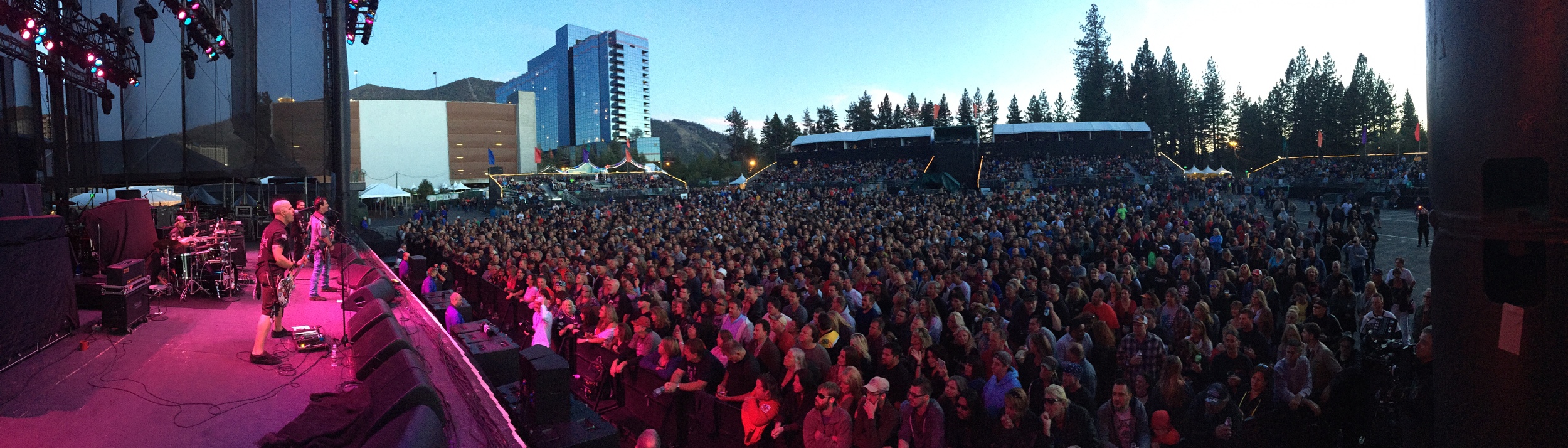 Opening up for Sammy Hagar.