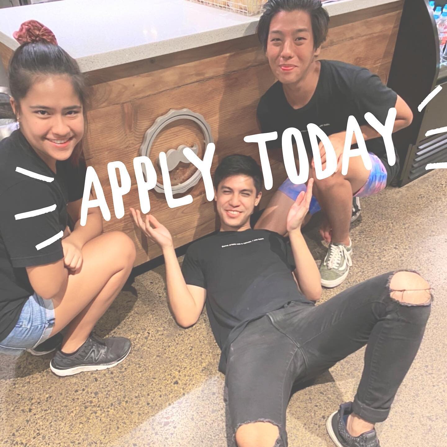 We are looking for fun spirited individuals to join our boba barista team for long term growth! 
We value:
- Positive attitudes + experiences 
- Teamwork + communication 
- Flexibility + adaptability 
- Responsibility + commitment 
All resumes with a