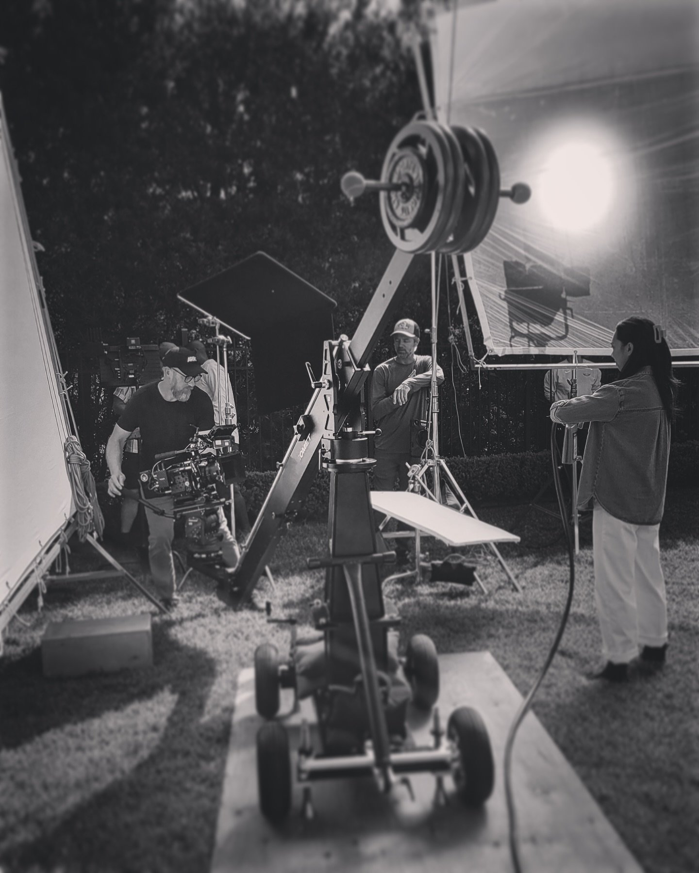 Loved being outside all day with this crew&hellip; NO mosquitoes on this set! 🔥
.
.
.
#cinematographer #directorofphotography #bts #filmflorida #film #commercial #production #advertising