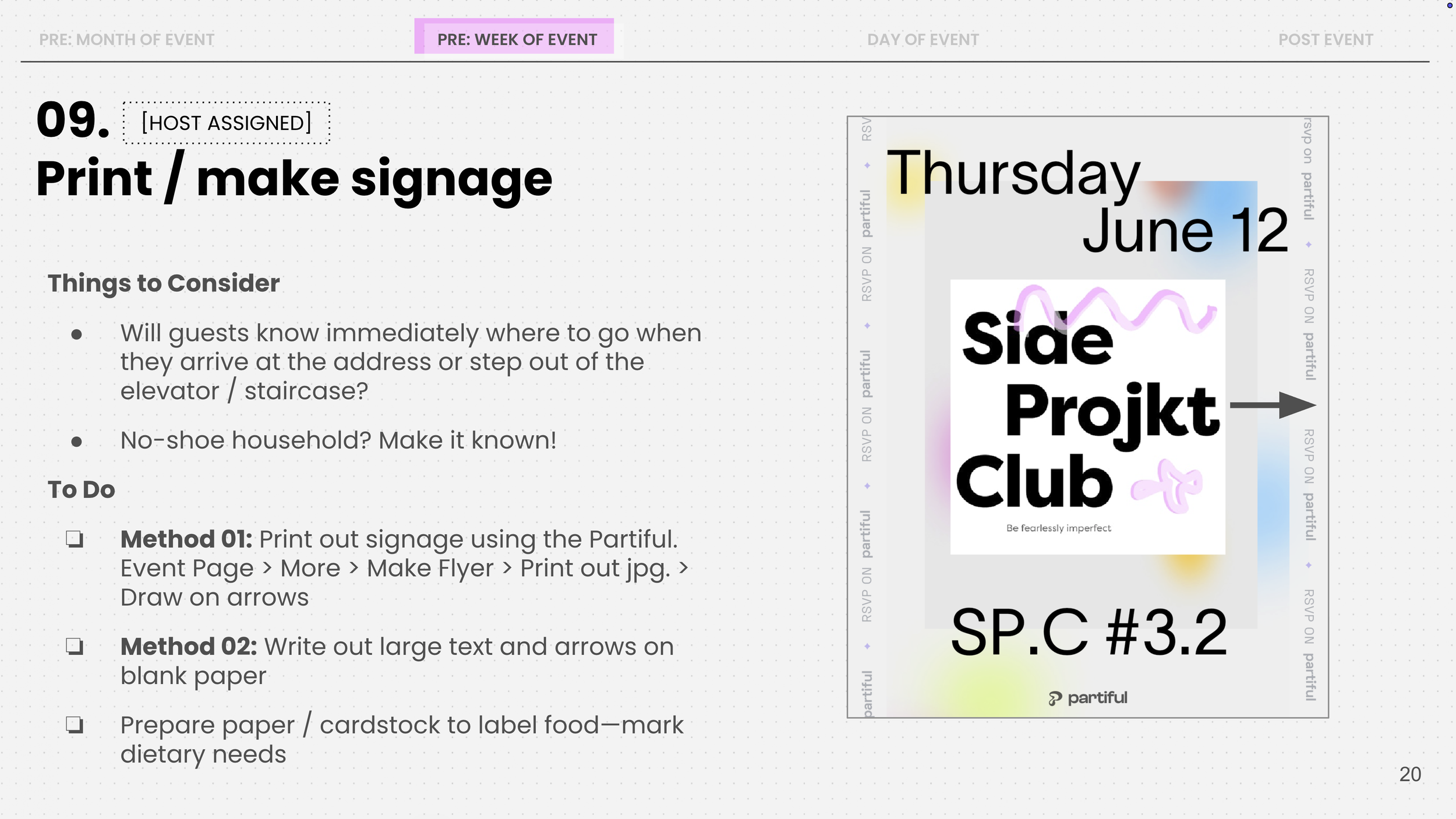 Sample pages of the SP.C Host Playbook