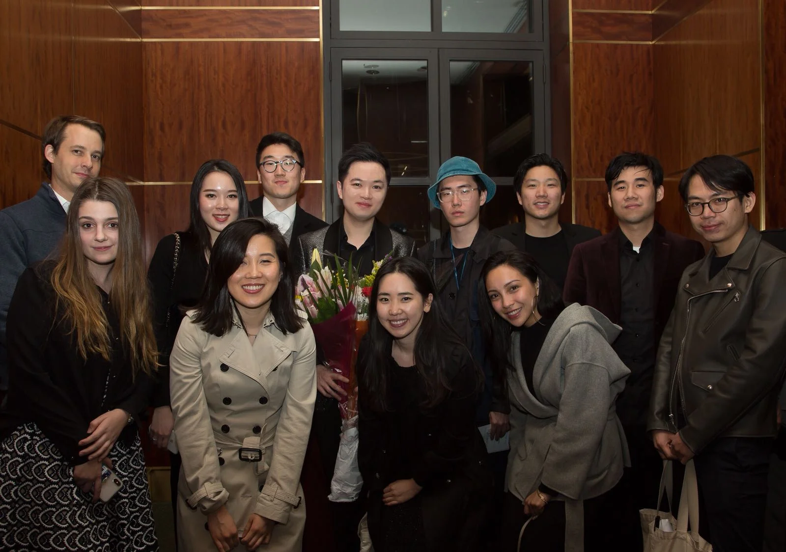 with my sis Hazel and friends.JPG