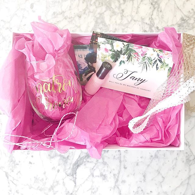 Cutest little #bridesmaidproposal ever. (I ate the chocolate in the box before I took a picture!) Can't wait for @lindsayrosibel wedding festivities 💃🏽💝💕🌿🌸 #matronofhonor #bridetribe #sister #wedding #mowgli