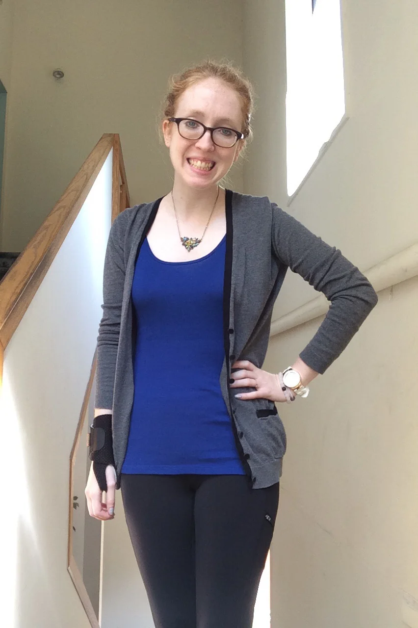 I'm not sure if you can tell, but these Athleta leggings have zip pockets! POCKETS! In LEGGINGS! Am I dreaming?!