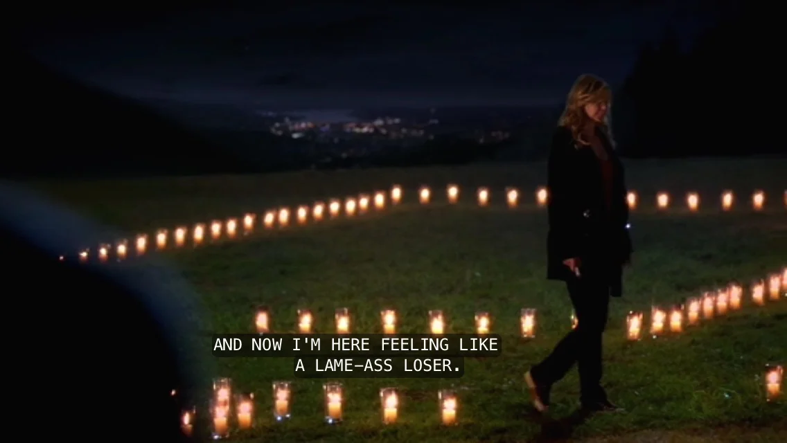 Although Mer's big romantic gesture wouldn't be complete without a little meltdown :) 