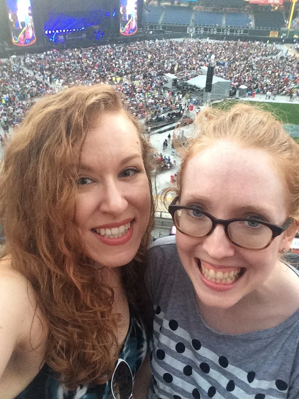 We were often mistaken for each other in college, so of course my neighbor promptly thought Paulina was me!