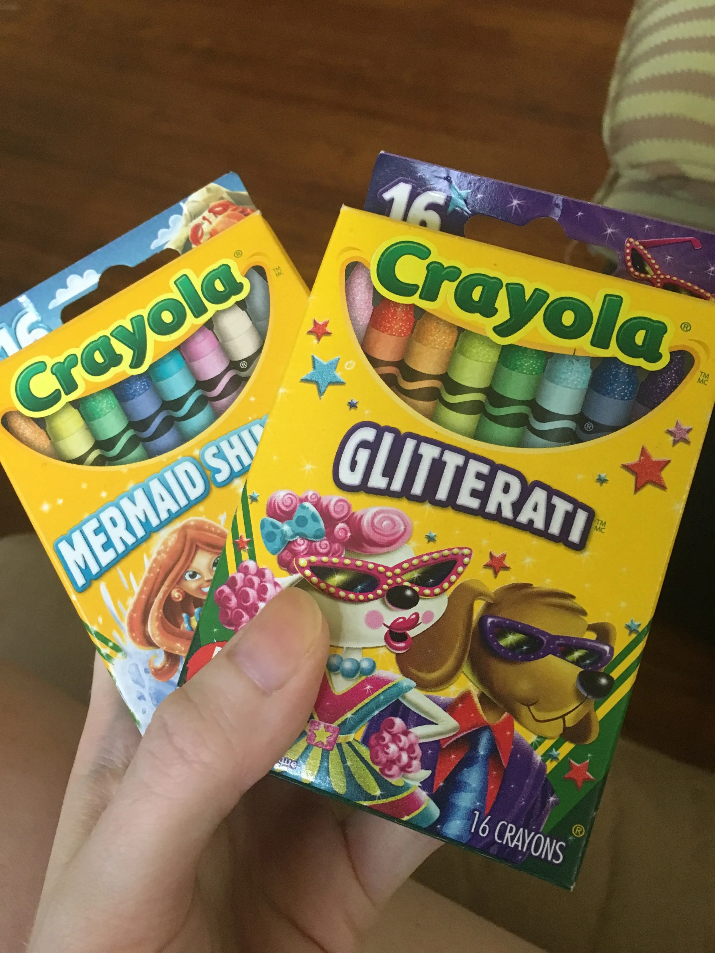 Check out these delightful crayons that Timmi got me!! 