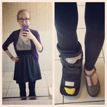 Walking boot, but make it fashion?