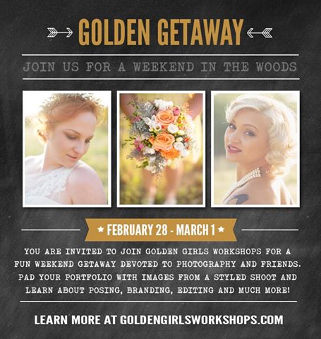 The very affordable price of this workshop is only $350.00! Accommodations are included for the first 6 signups! (Nearby lodging is available for other attendees, but not included in workshop fee.) We are going to spend the weekend building friendships, talking business and photographing beautiful things! This is your chance to network, shoot and have lots of fun all at a gorgeous log cabin! Sign up today! Click here !