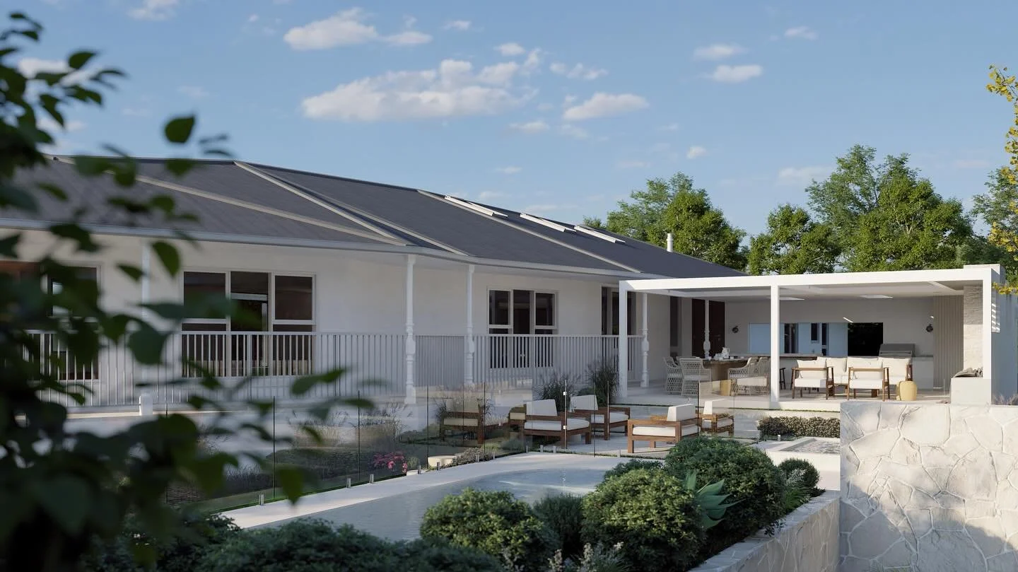 Step into a space where every element tells a story. Exploring the beauty in the details, a closer look at the intersection of design and form in this outdoor entertaining and pool area 

Landscape design by @invidialandscapes 
Renders by @hanna_digi