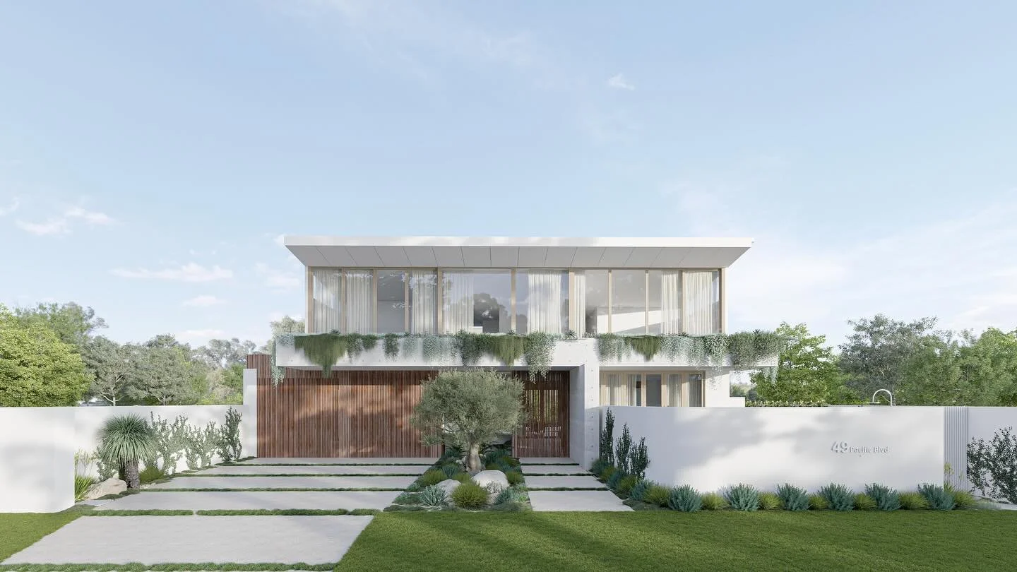Check out our latest renders where modern architecture and natural elements come together in a space designed for both form and function 🤩

Landscape design @shapedesignstudio_ 
Architect @reitsmaassociates 
3D renders @hanna_digital_design