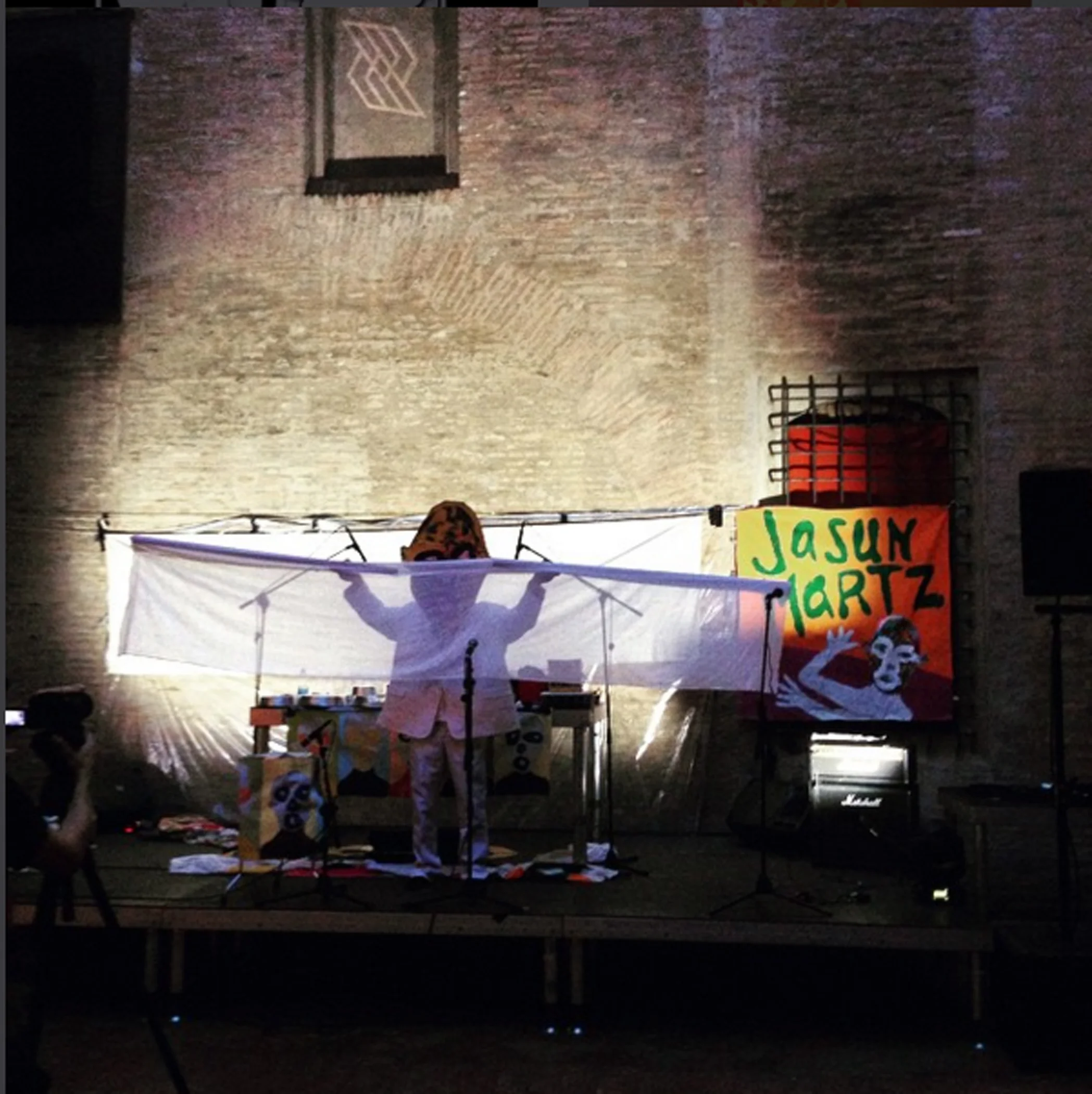 Jasun Martz performs in Bologna, Italy