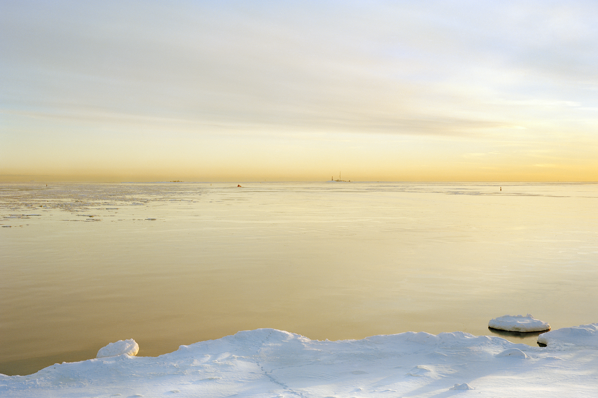 View from Suomenlinna of the Baltic Sea (Yellow), 2011