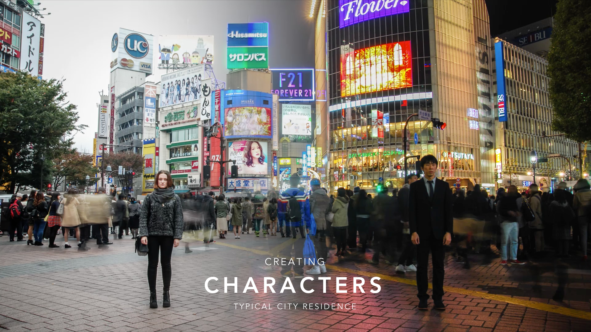 Day / Night @ Shibuya, Tokyo