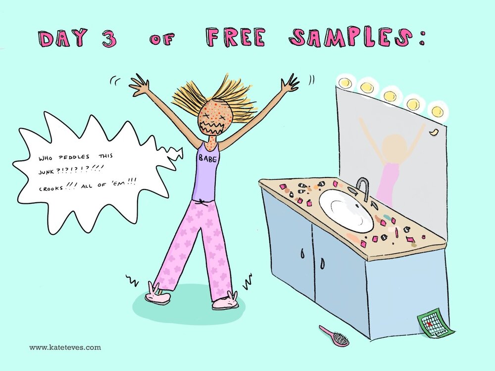 The Free Sample Experiment | Kate Teves
