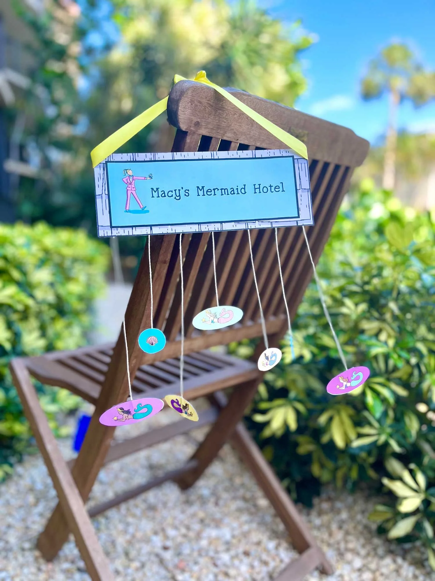 Mermaid Mobile Paper Craft - Printable Download