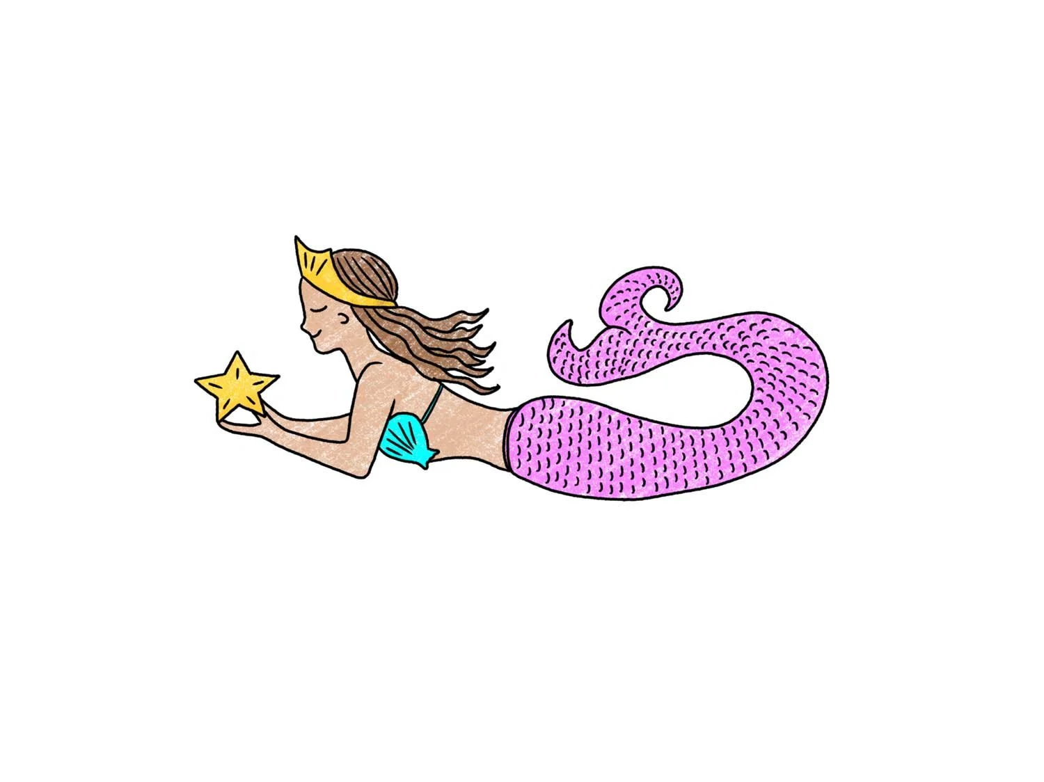 Macy's Mermaids Coloring Sheet