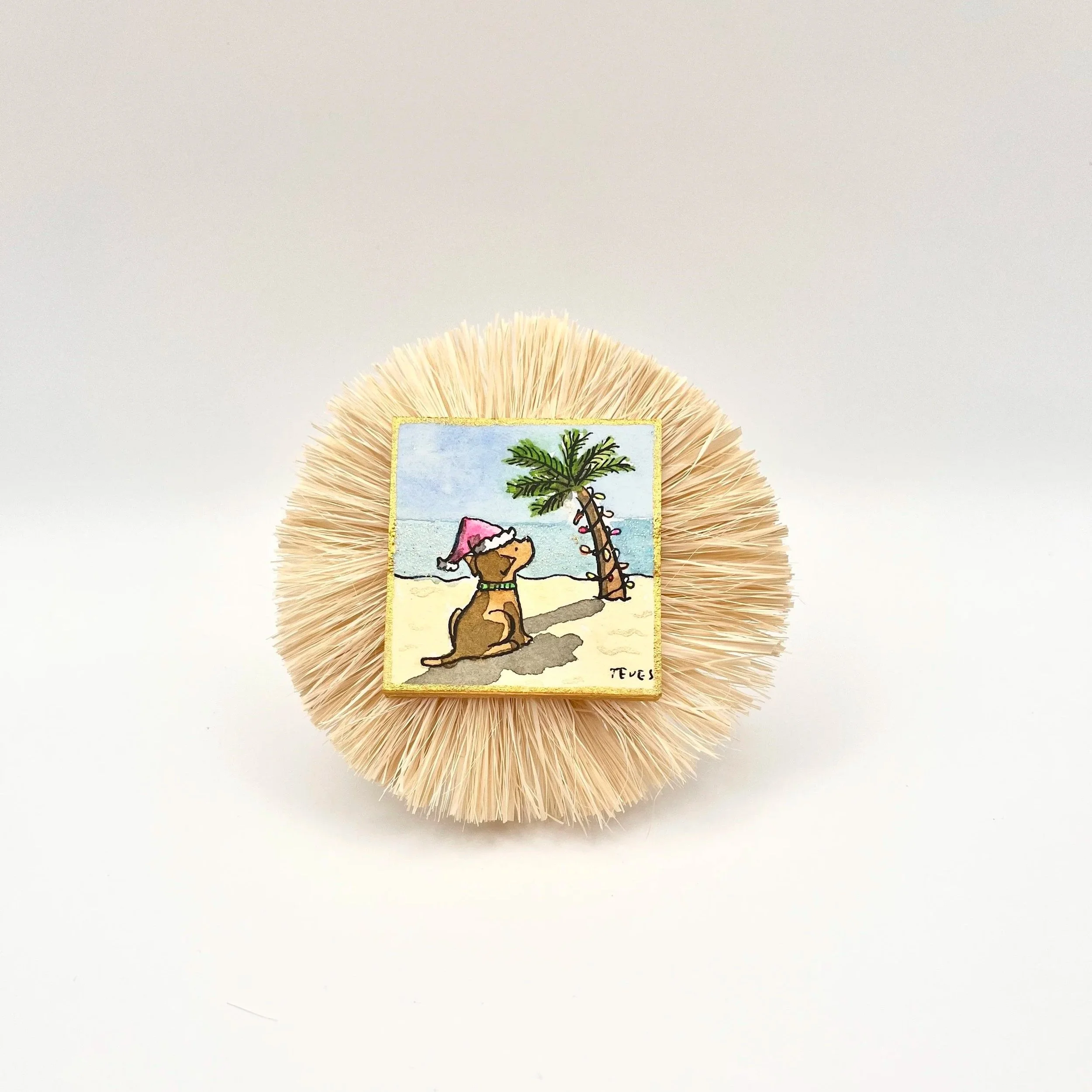 dog and decorated palm tree.jpg