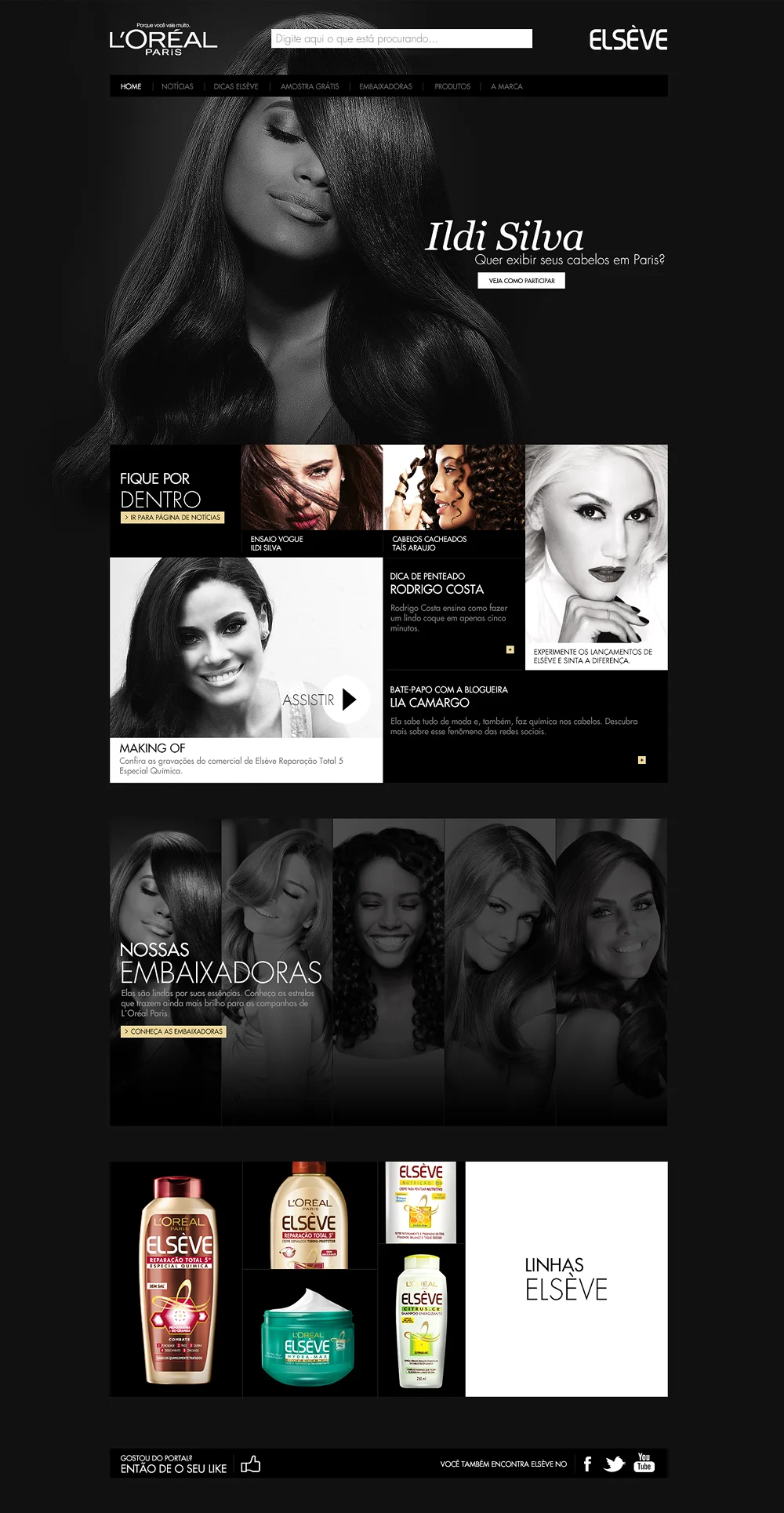 L'Oreal Paris - Website