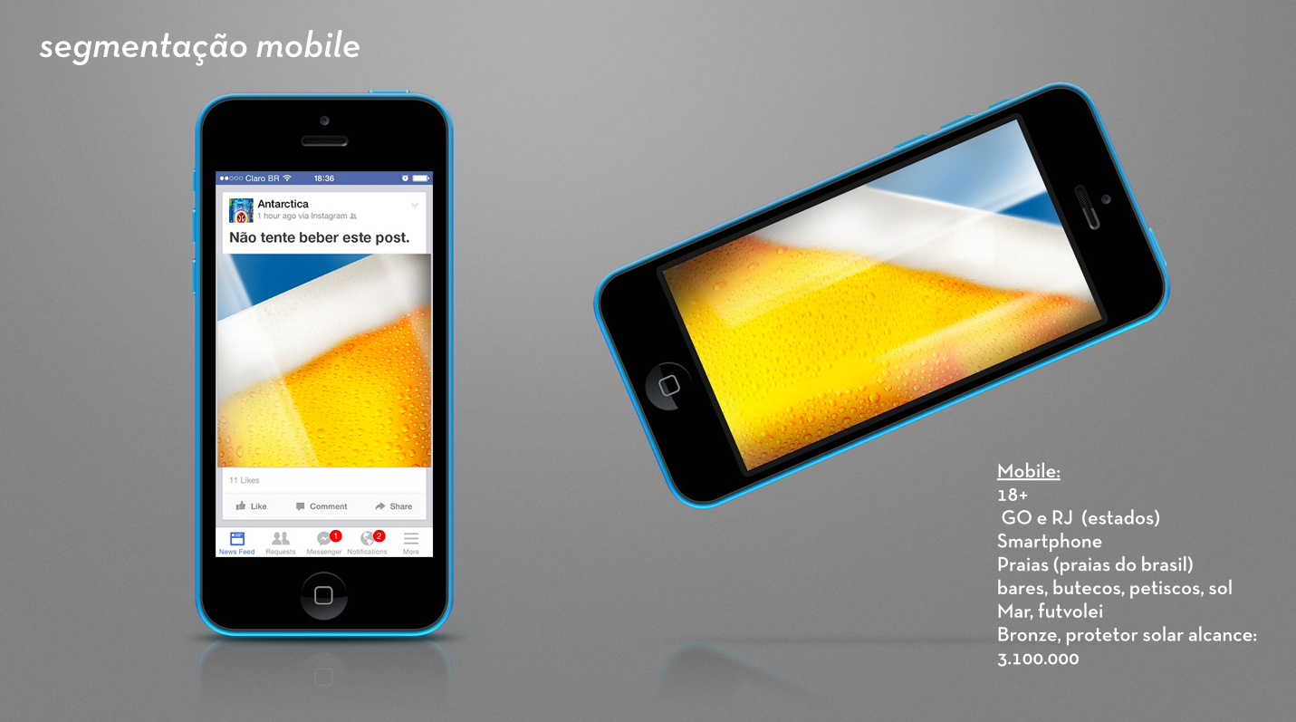 Antarctica - Facebook Post segmentado para mobile