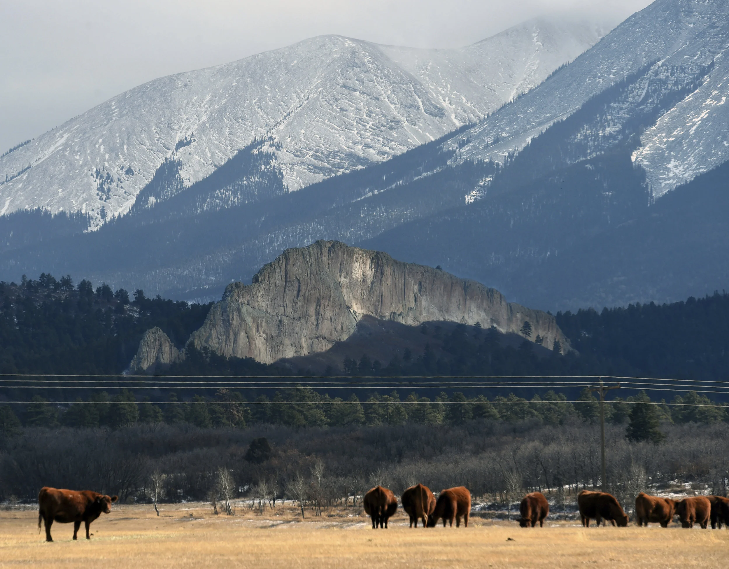 The Spanish Peaks in Huerfano County, Colorado. Source: The Denver Post