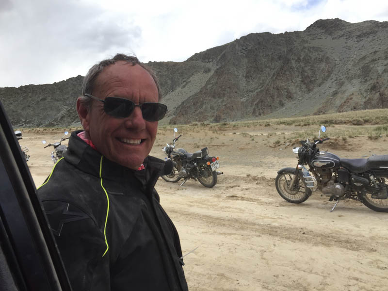 Gang of Australian bikers touring Asia