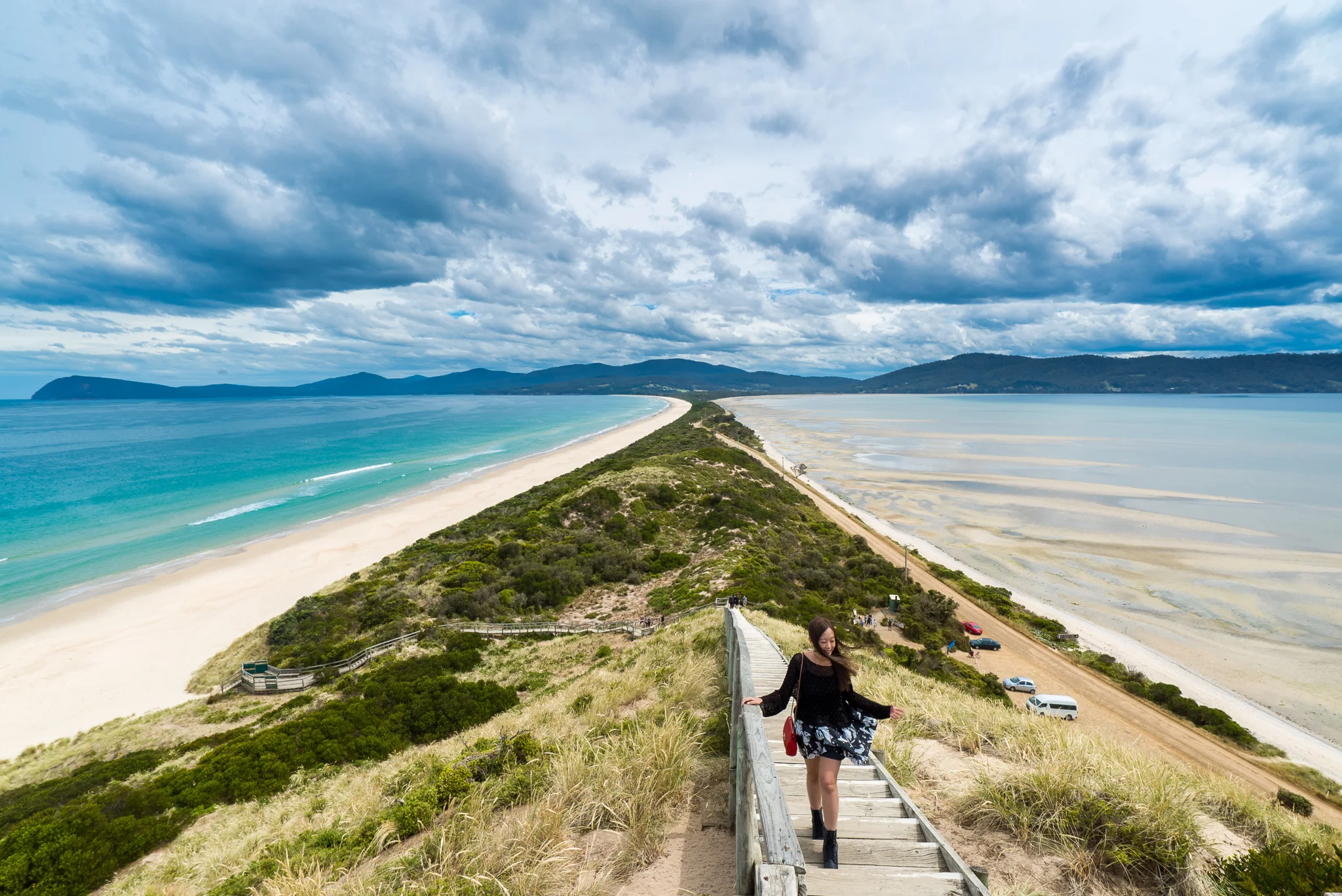 273 steps to the sweeping view of The Neck from Truganini lookout