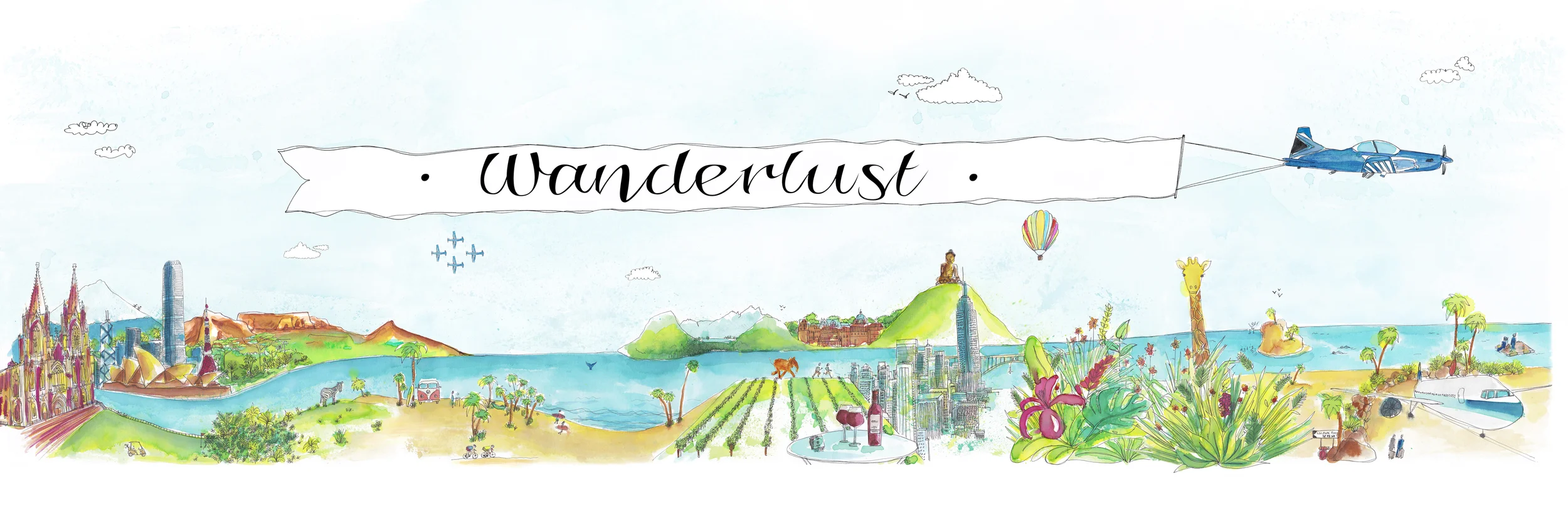 Wanderlust by Marie Pottiez - Miles of Happiness