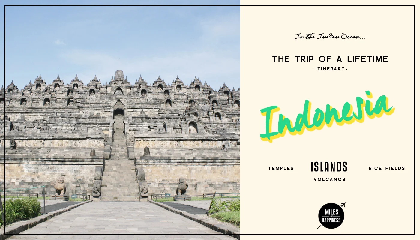 Itinerary of a trip in Indonesia