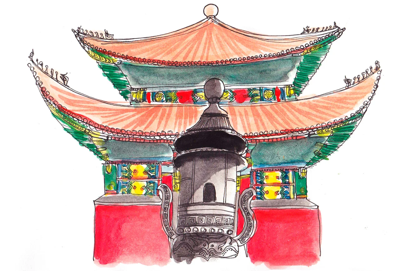 An illustrated journey: that time I discovered Beijing