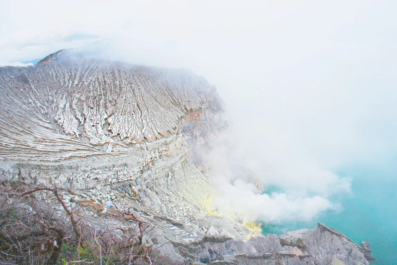 A night hike in the blue flames: Kawa Ijen