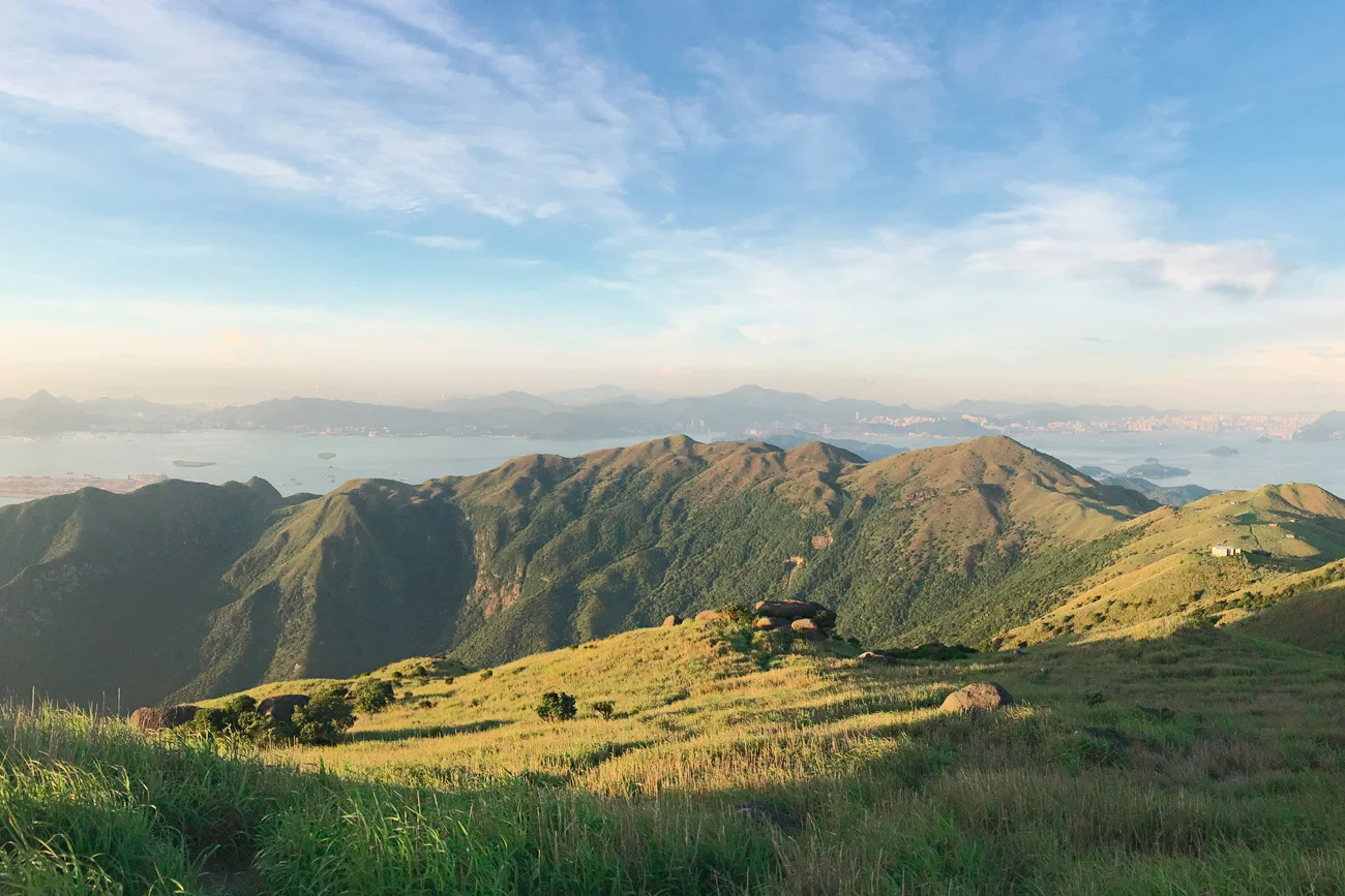 Hiking Hong Kong: Sunset from the Sunset Peak