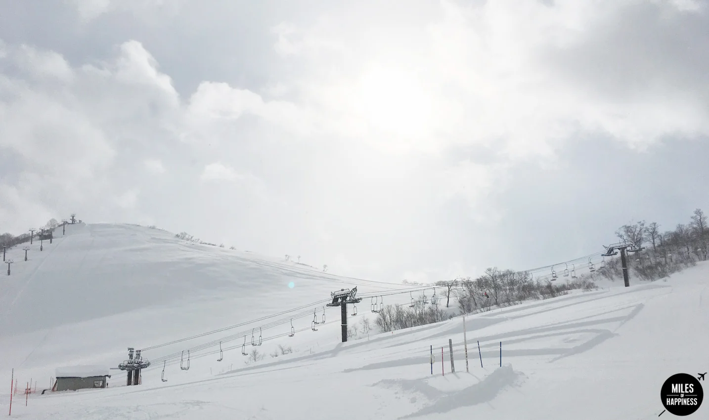 Itinerary of a ski trip in Honshu